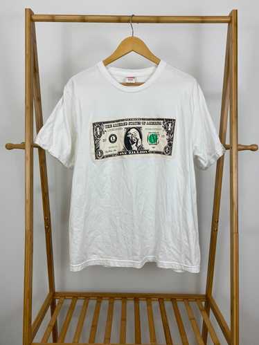 NEW Authentic Supreme Zillion Dollar Bill Tee Hundred Money T-Shirt White M  FW17