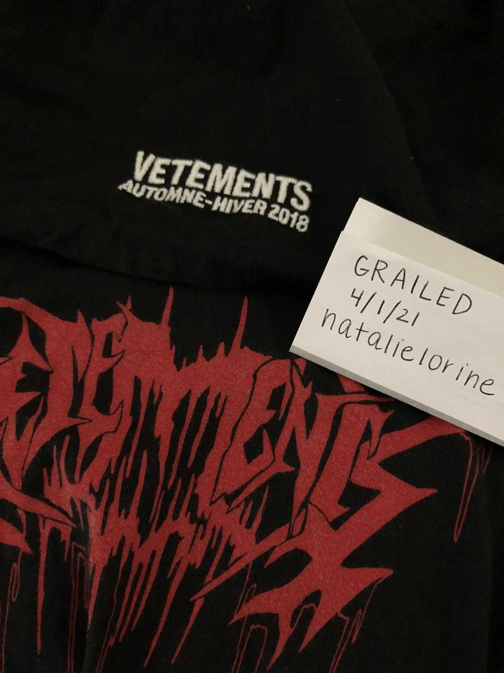 Vetements Rare Vetements Fall/Winter 2018 Tour Ho… - image 12