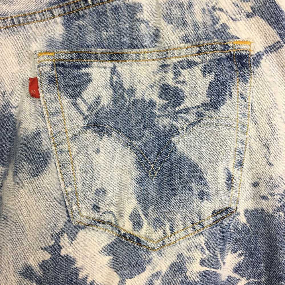 Levi's Levis 501 Acid Wash Cut Off Shorts Sz 40 D… - image 6