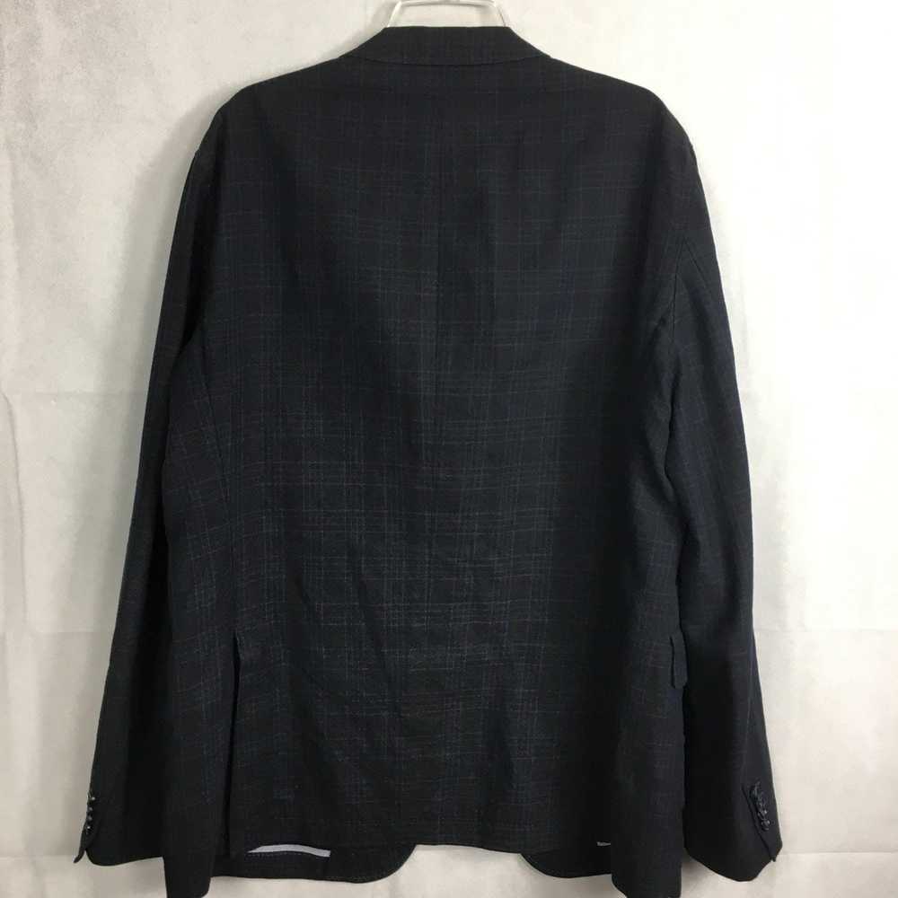 Hugo Boss Hugo Boss Miles2 Linen Black Plaid Blaz… - image 3