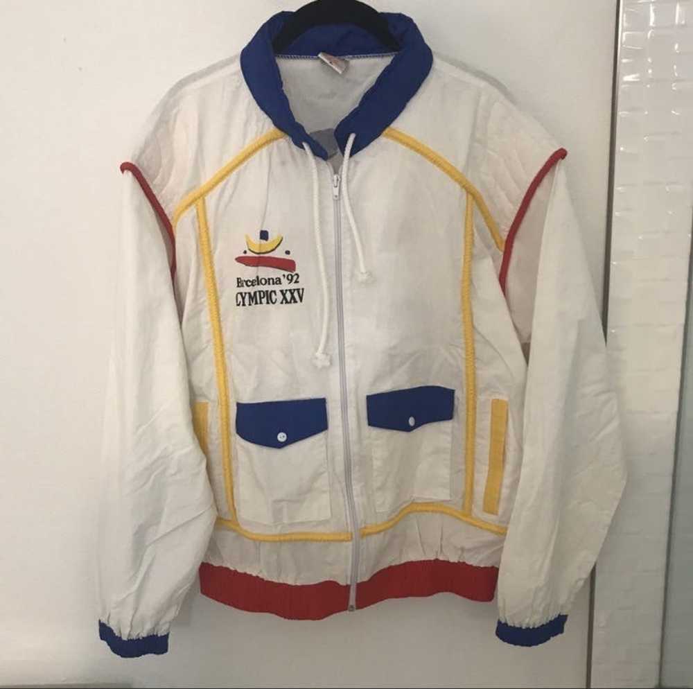 Usa Olympics × Vintage Vintage Olympic Jacket Bar… - image 1