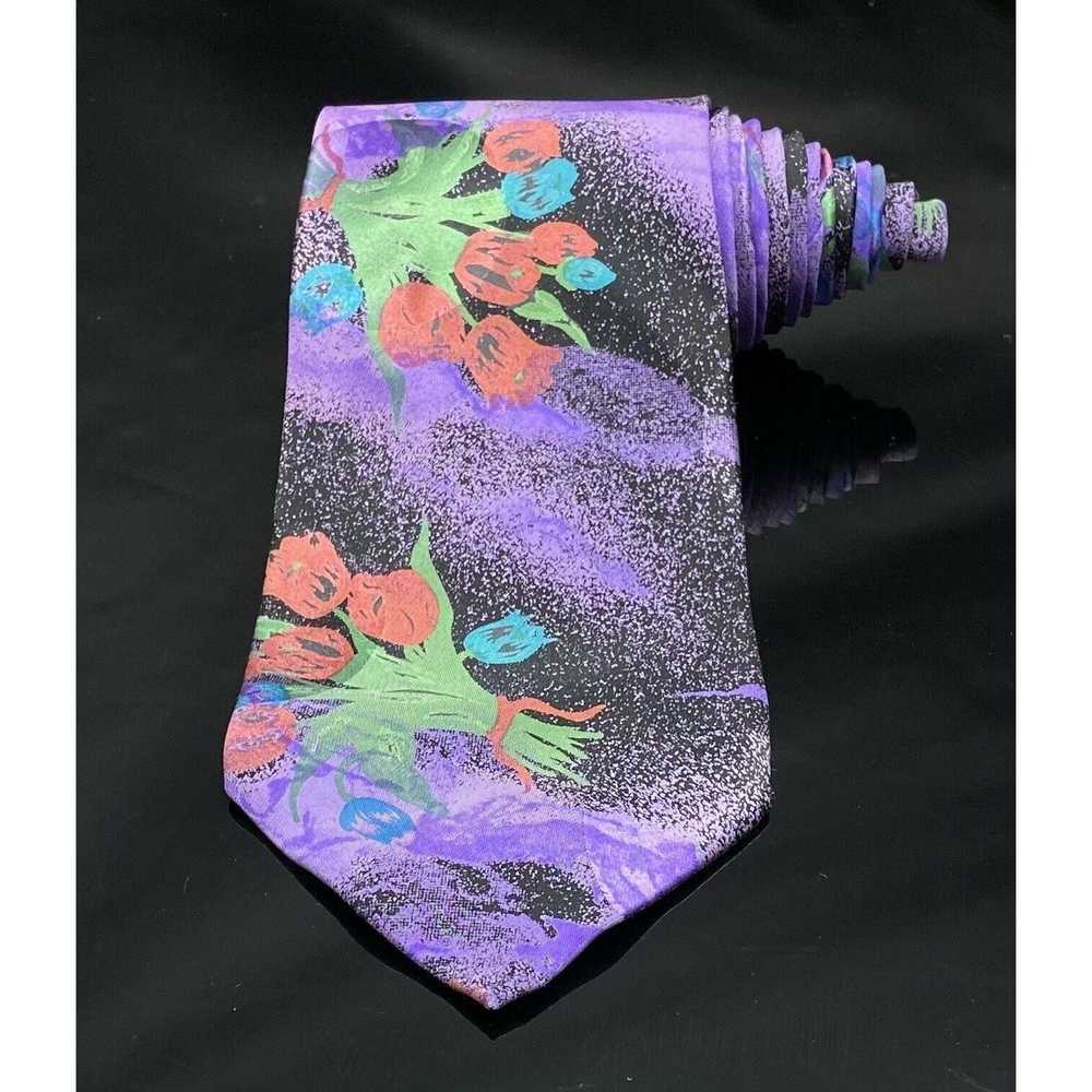 Brioni BRIONI all Silk Tie in Multi-Color Lillys … - image 2