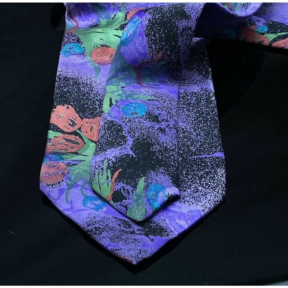 Brioni BRIONI all Silk Tie in Multi-Color Lillys … - image 5