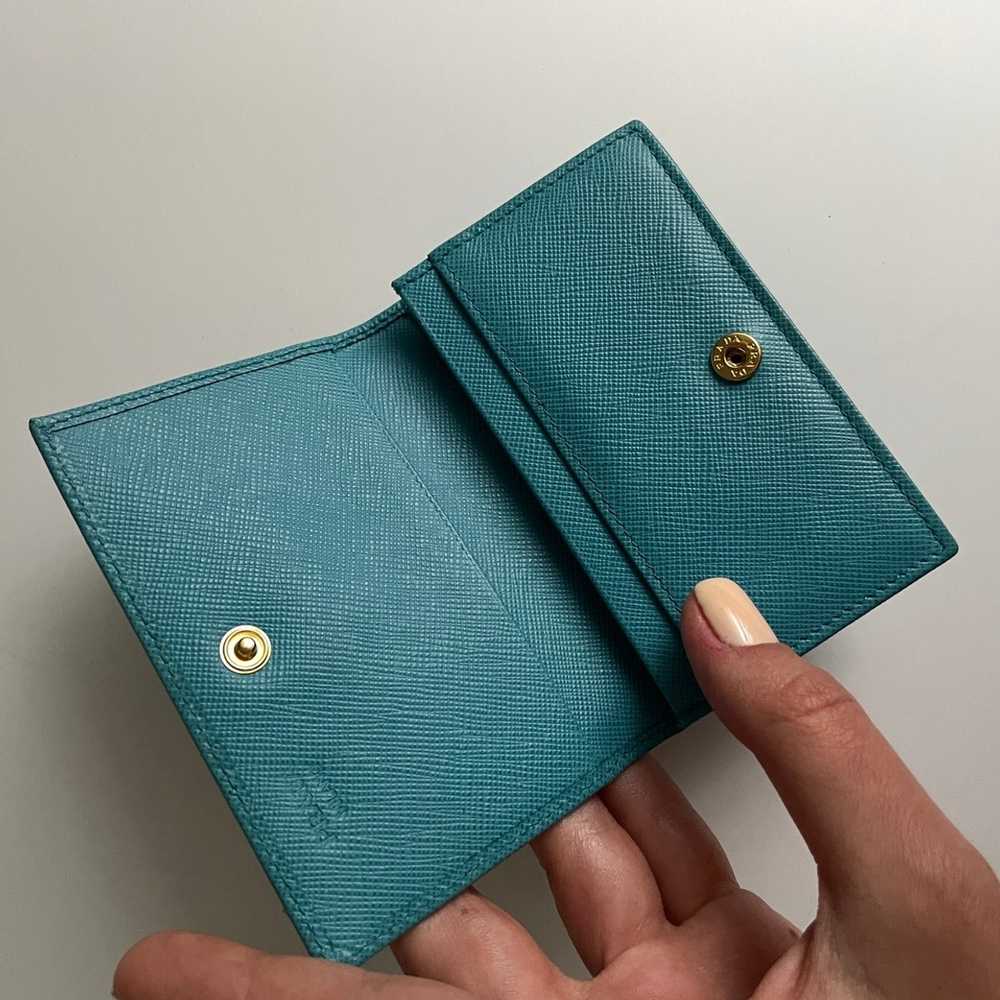 Prada wallets Blue Leather ref.76867 - Joli Closet