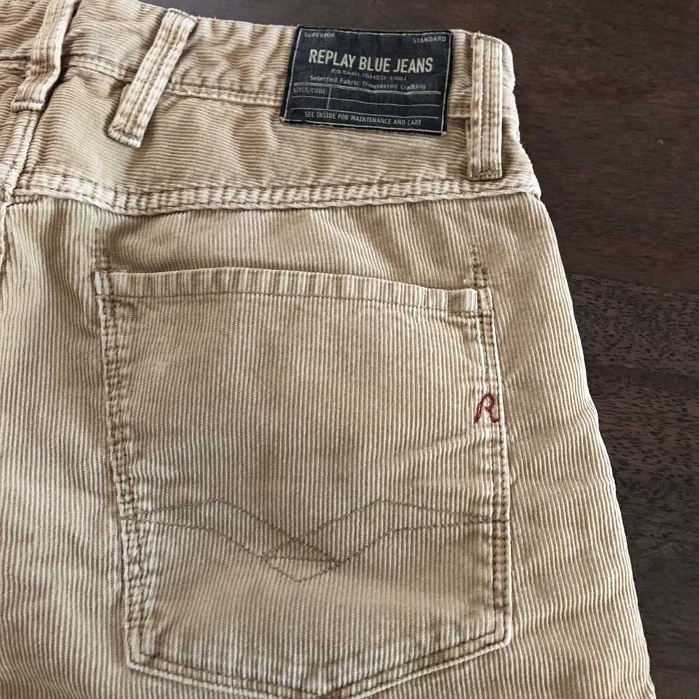 Replay Replay Anbass Corduroy Jeans Size 32 - image 12