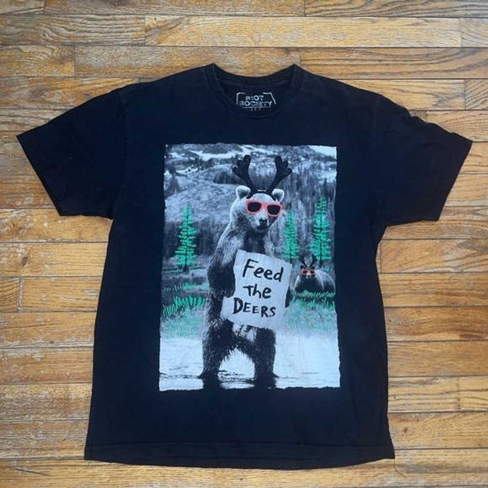 Riot Society Riot Society Feed the Deers Cotton s… - image 1