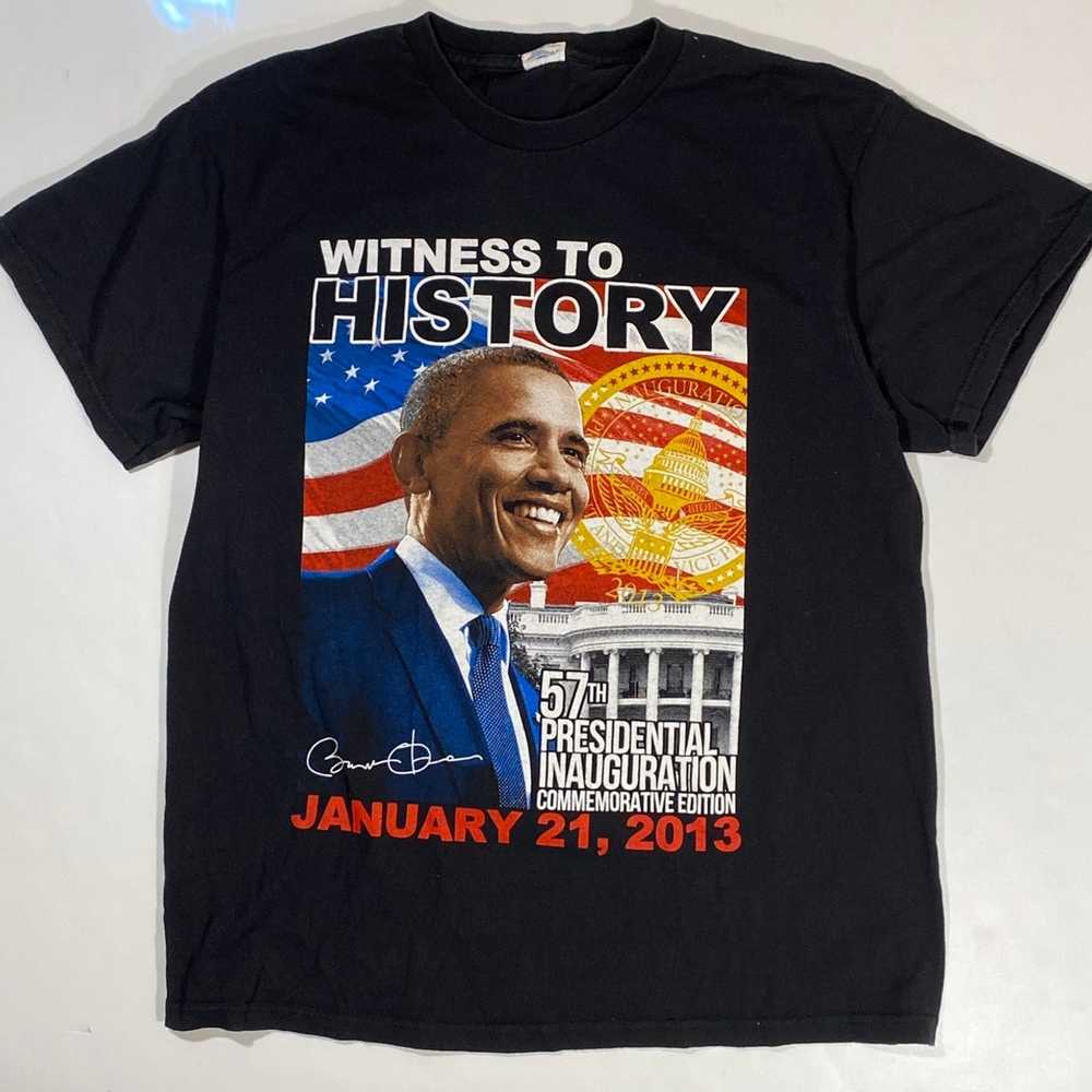 Streetwear Obama Inauguration Tee Shirt - image 1