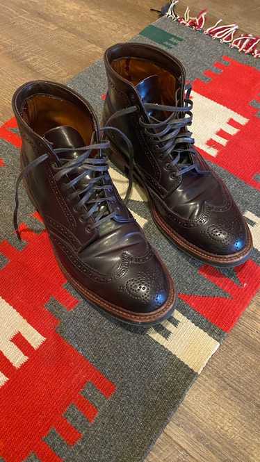 Alden cordovan hot sale wingtip boots