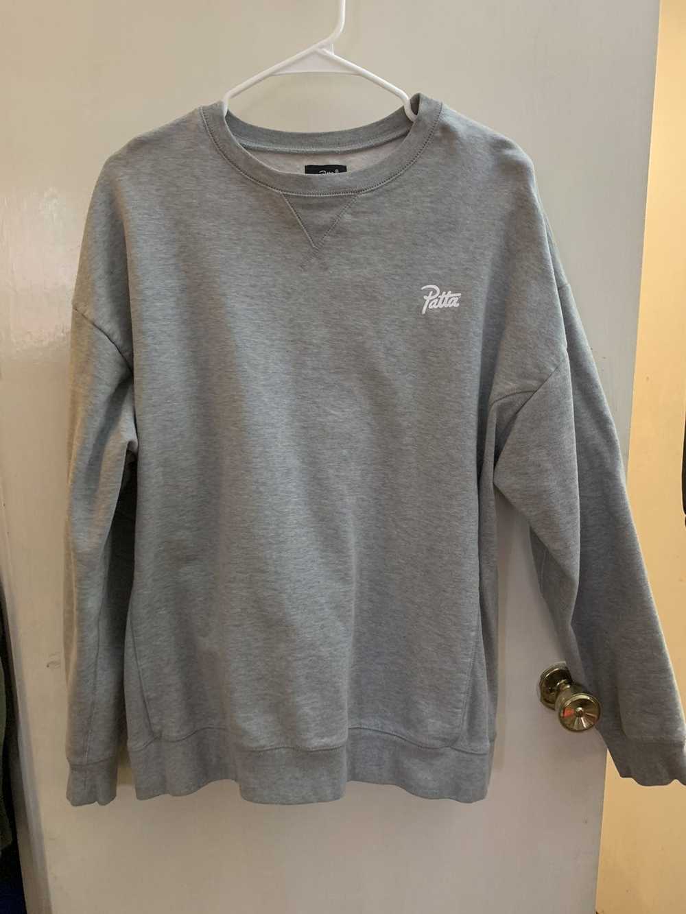 Patta Patta Basics Crewneck Sweatshirt Grey XL - image 1