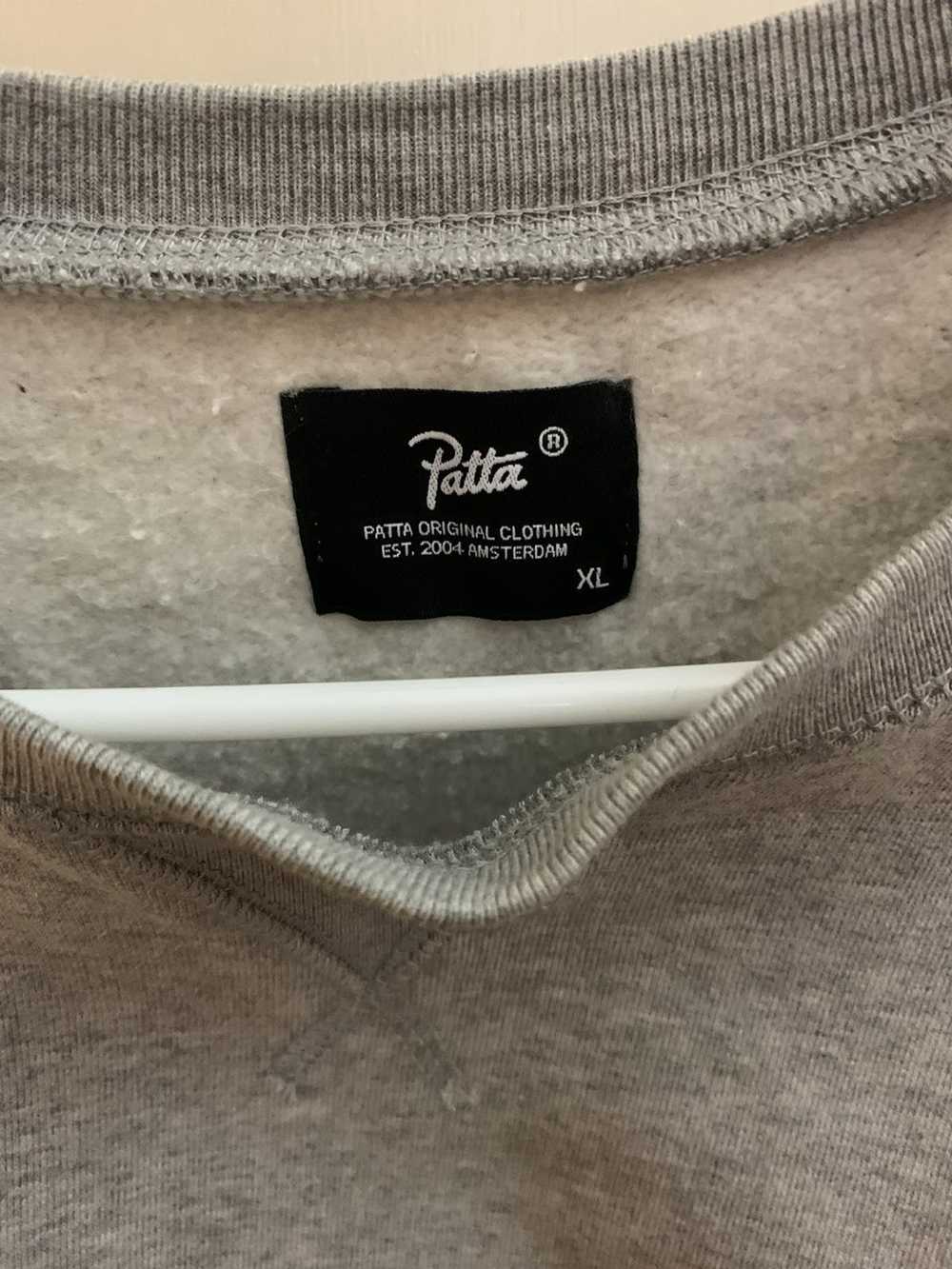 Patta Patta Basics Crewneck Sweatshirt Grey XL - image 2