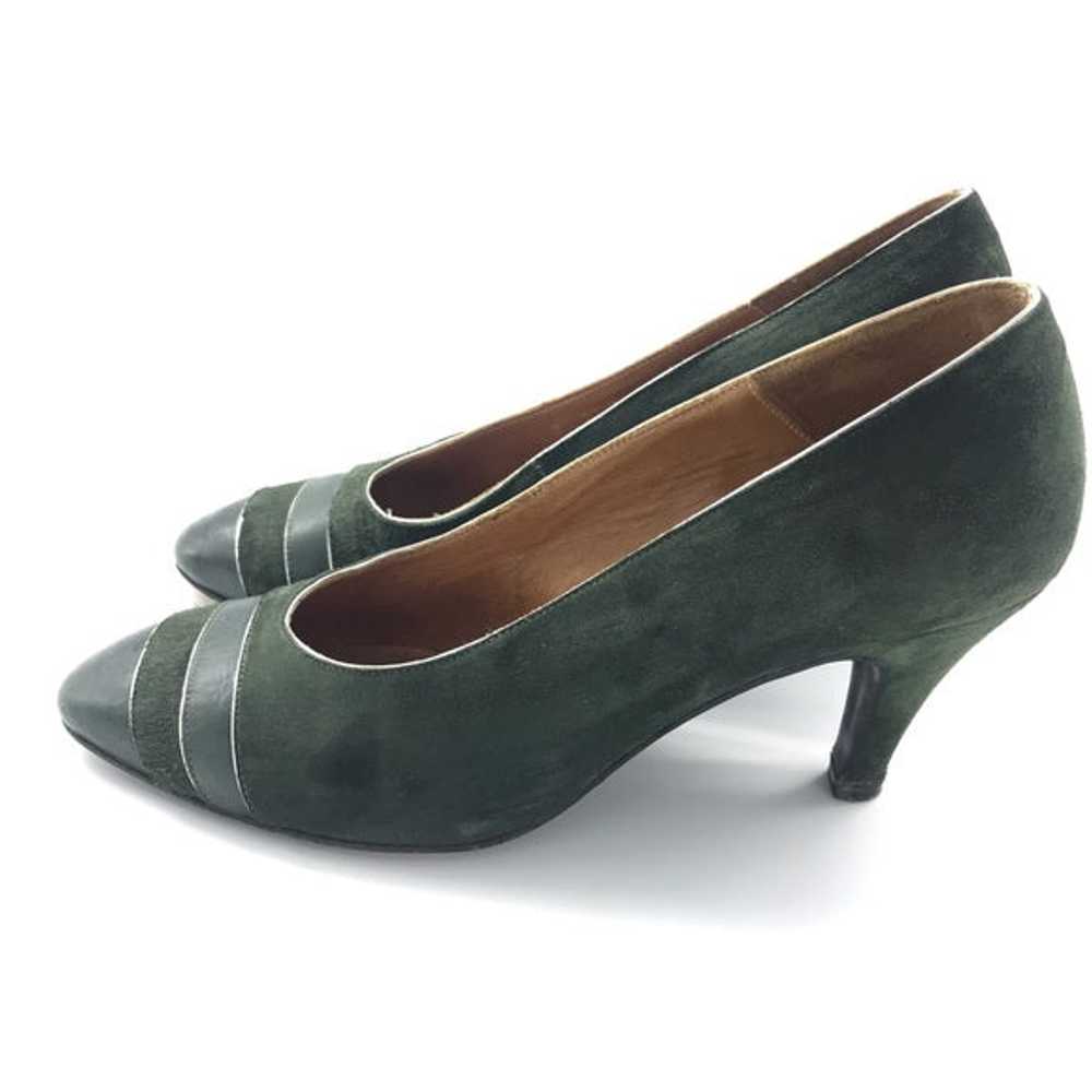 Vintage Gucci Green Pumps - image 2