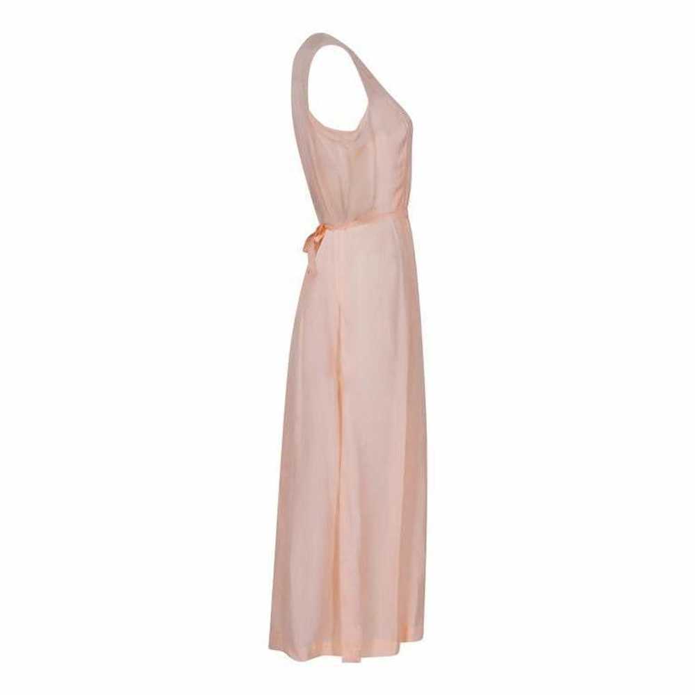 1930s Peach Silk Slip Nightdress - image 3