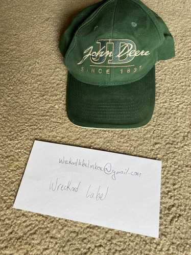 Vintage Vintage John Deere JD and Script Embroider