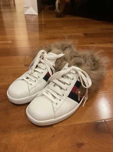 Gucci Ace Sneaker with Fur