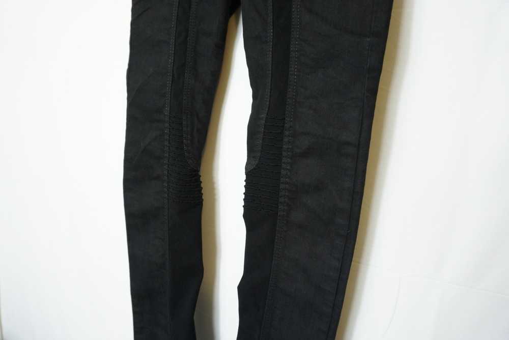 Rick Owens Drkshdw Stretch Denim/Spandex Moto Leg… - image 4