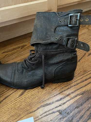 Allsaints Brown Leather Damisi Boot