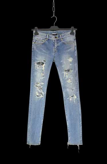 Saint Laurent Paris F/W 2014 DISTRESSED JEANS, MAD