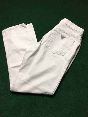 Guess × Vintage Vintage Guess Jeans White Denim Pa