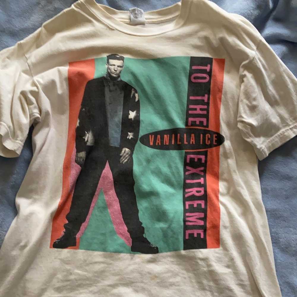 Vintage Vintage Vanilla Ice rap tee to the extrem… - image 1