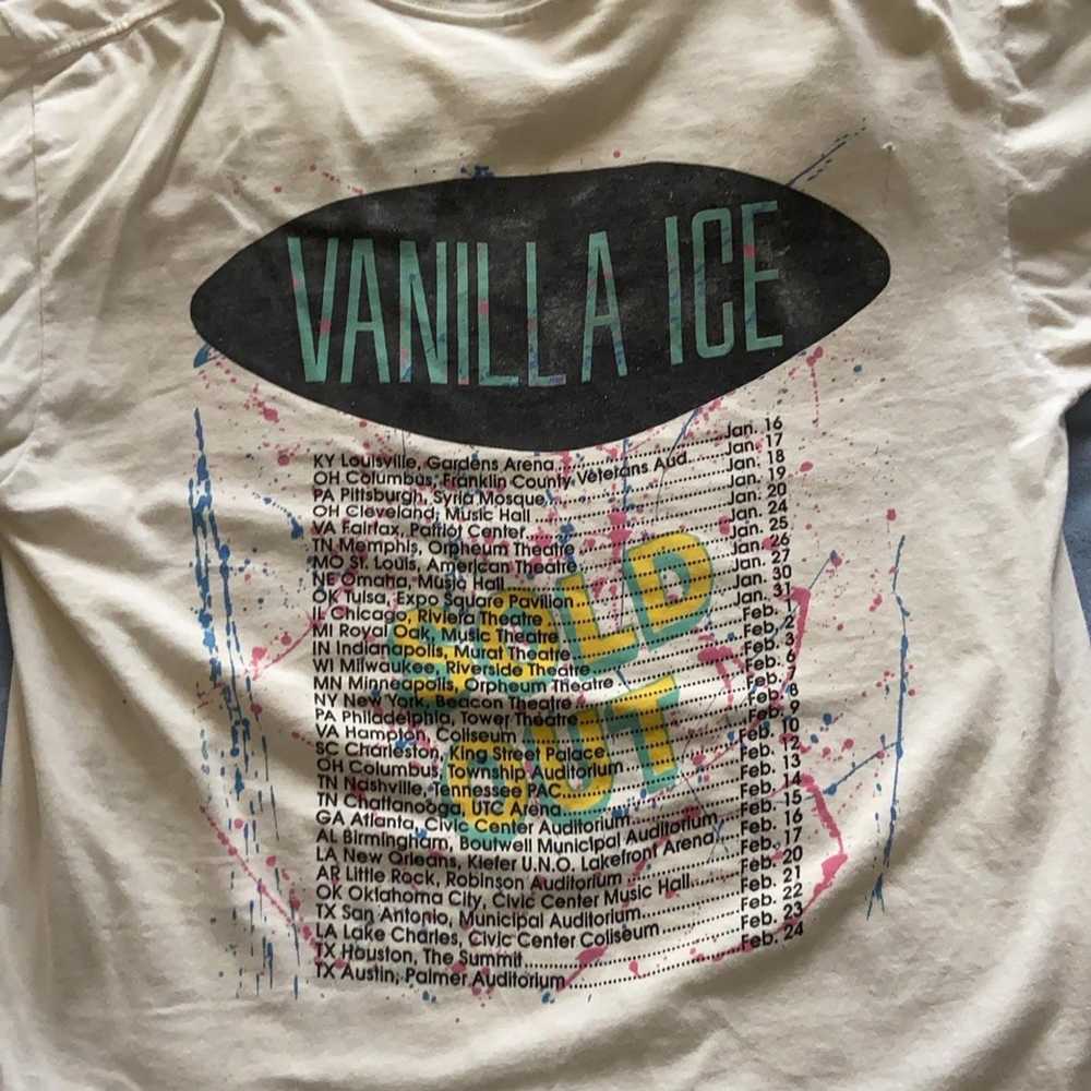 Vintage Vintage Vanilla Ice rap tee to the extrem… - image 2