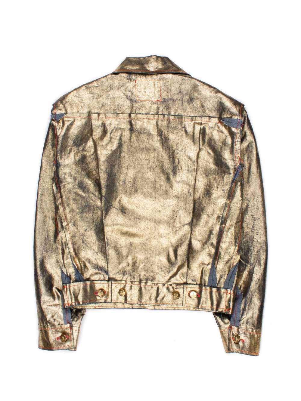 Vivienne Westwood SS1993 Gold Denim Set - image 3