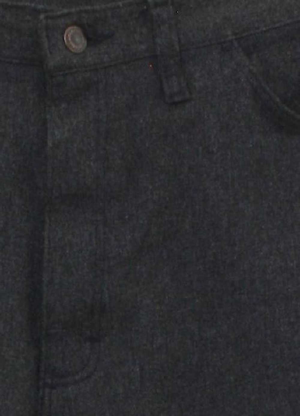 1970's Wrangler Mens Wrangler Dark Grey Jeans-cut… - image 2