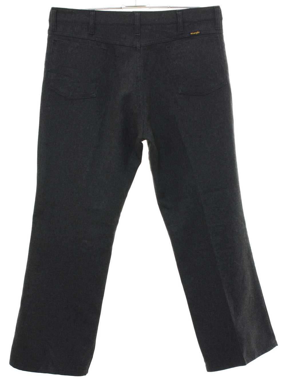 1970's Wrangler Mens Wrangler Dark Grey Jeans-cut… - image 3