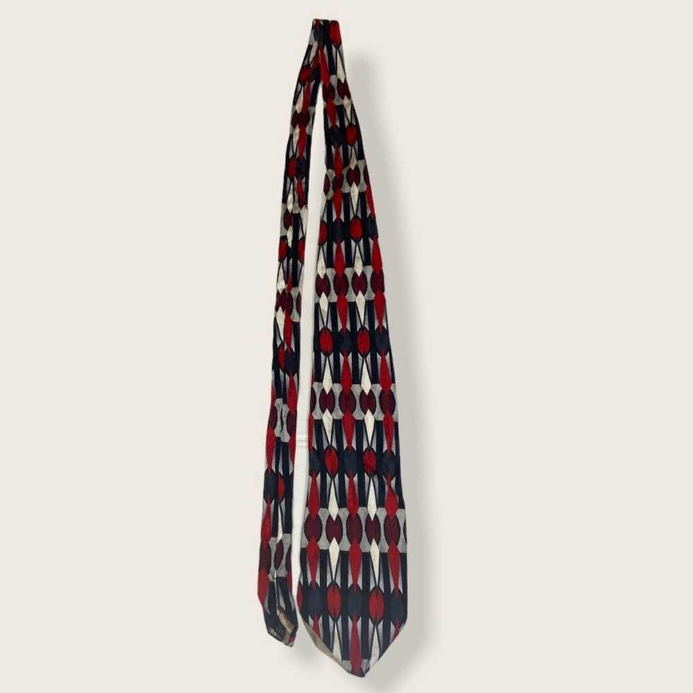 Pierre Balmain Pierre Balmain Couture Art Deco Tie - image 4