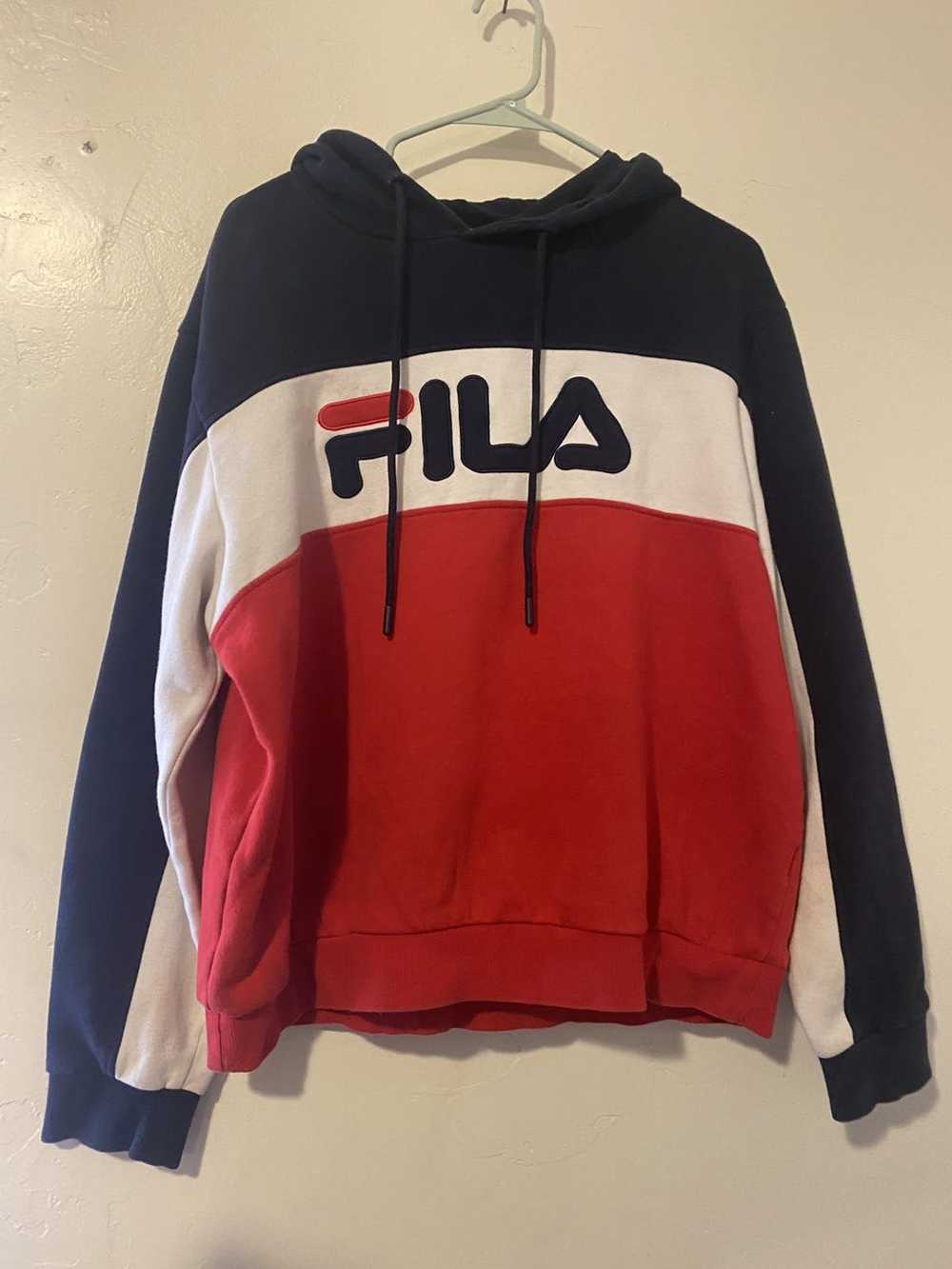 Fila × Vintage Vintage Men’s Large FILA 3 Tone Ho… - image 1