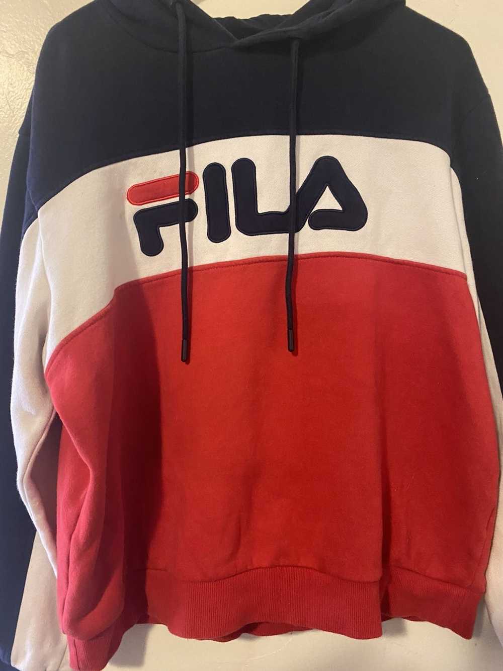 Fila × Vintage Vintage Men’s Large FILA 3 Tone Ho… - image 2