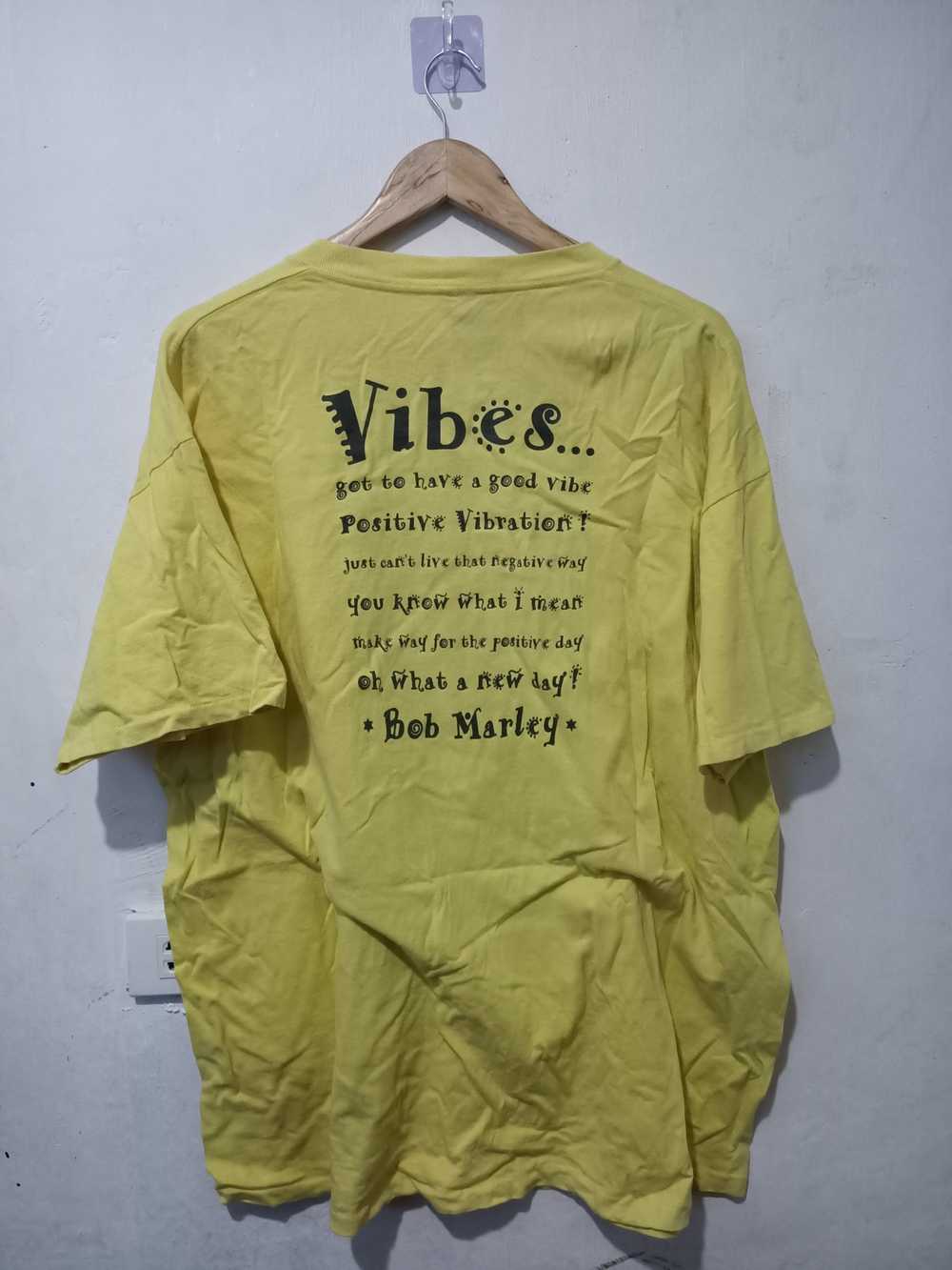 Bob Marley × Vintage BOB MARLEY "POSITIVE VIBRATI… - image 2