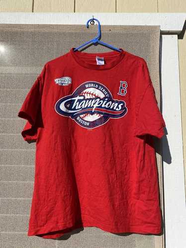 Vintage 00s Red MLB Boston Red Sox Making History 2004 World Series T-Shirt  - XX-Large– Domno Vintage