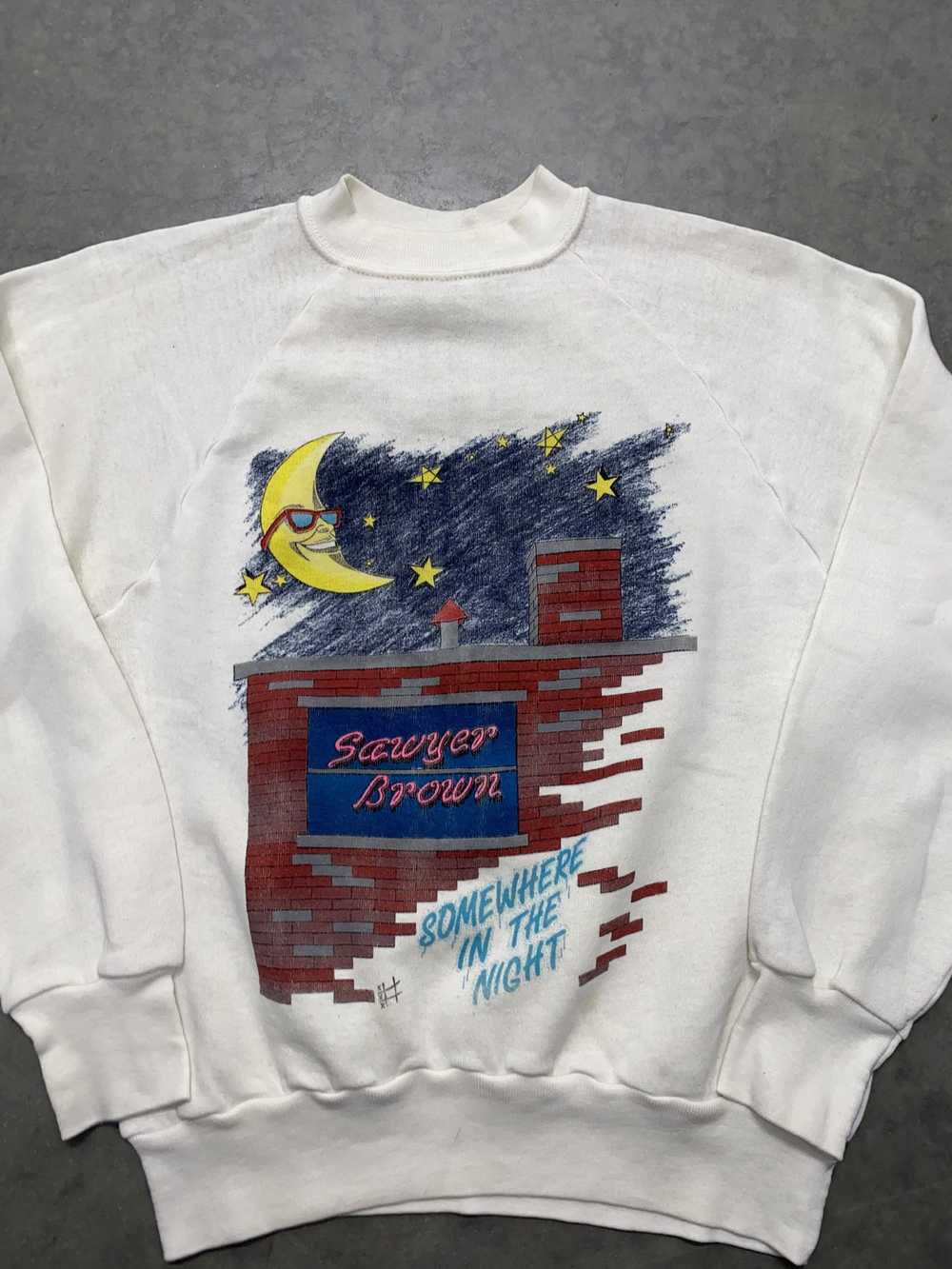 Vintage Vintage 80S Music Crewneck - image 2