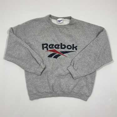 Reebok × Vintage Vintage 90s Heather Grey Reebok … - image 1