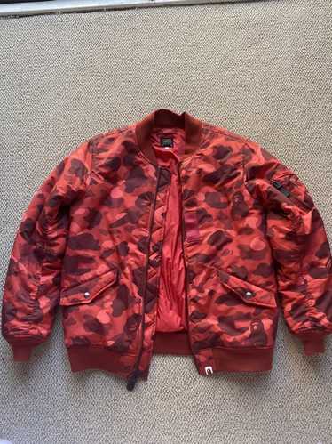 Bape Red Camo Jacket