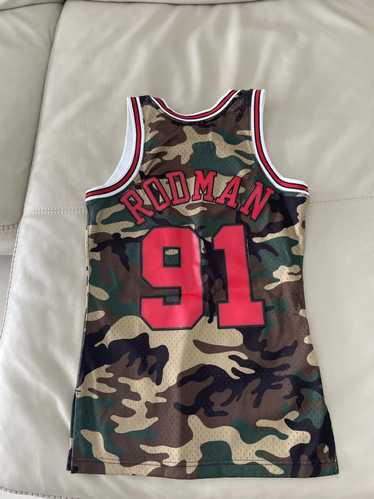 Mitchell & Ness Dennis Rodman Camo Mitchell and Ne