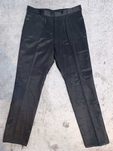 Italian Designers × Vintage Black Cotton Slacks