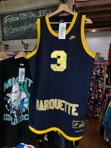 Vintage Nike Marquette Dwayne Wade College Jersey 