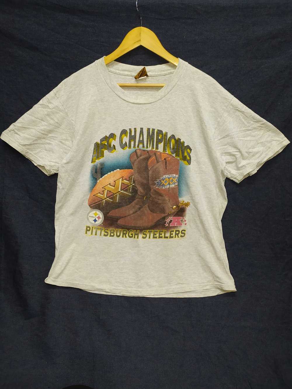 NFL × Nutmeg × Vintage VTG 90s Pittsburgh Steeler… - image 1