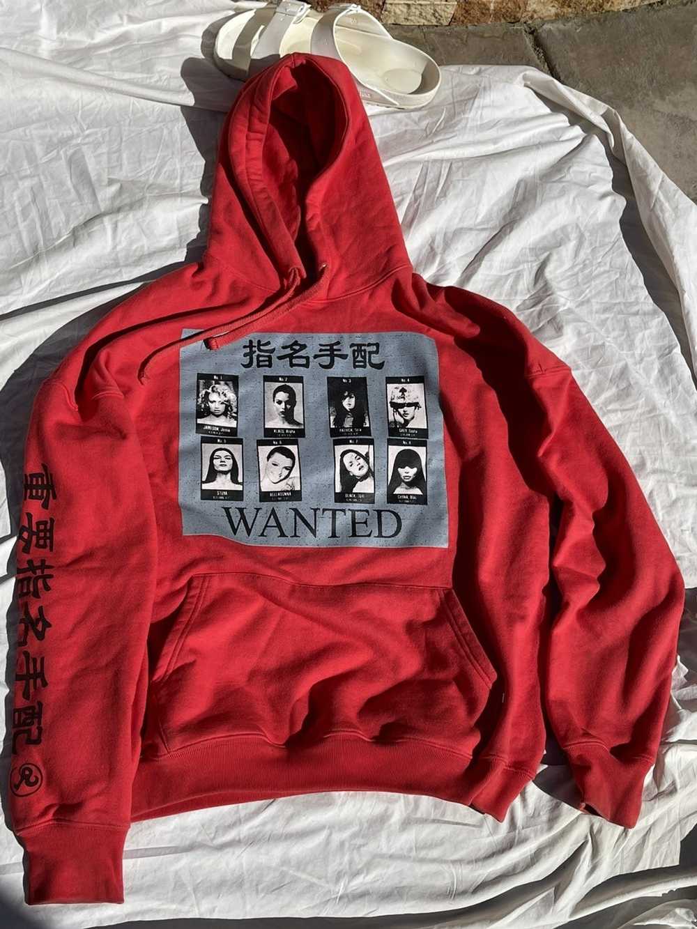 Richardson RICHARDSON “WANTED” RED HOODIE L - image 1