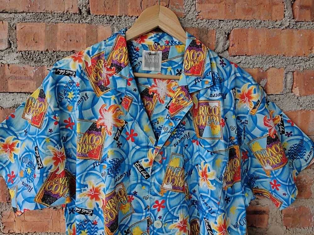 Enrico Coveri × Hawaiian Shirt × Japanese Brand R… - image 3