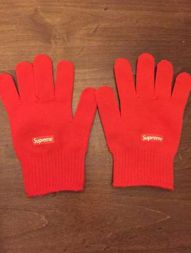 Supreme Supreme 2008 japan only red knit gloves br