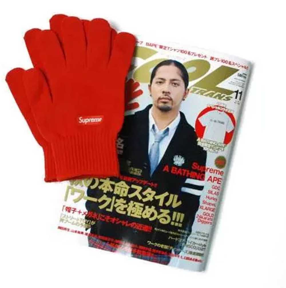 Supreme Supreme 2008 japan only red knit gloves b… - image 2