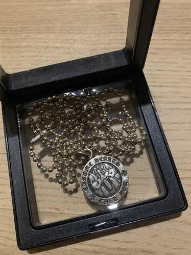 Chrome Hearts silver coin necklace