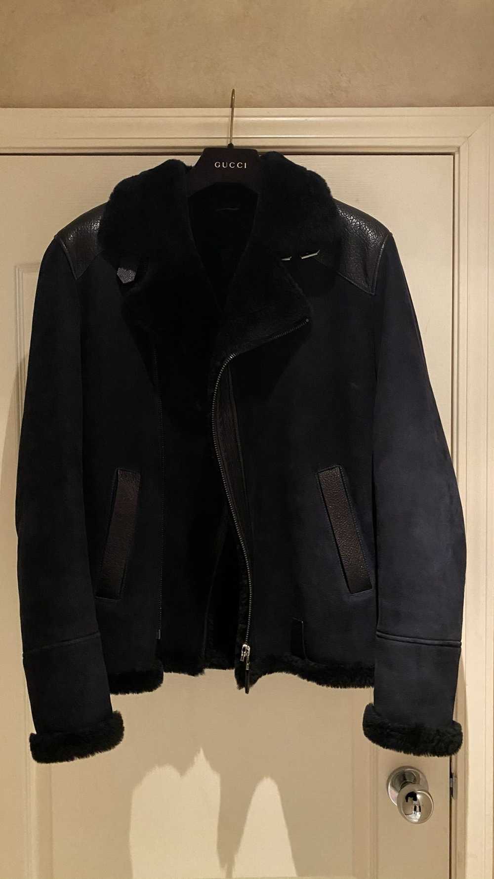 Les Benjamins Leather and Fur Jacket - image 1