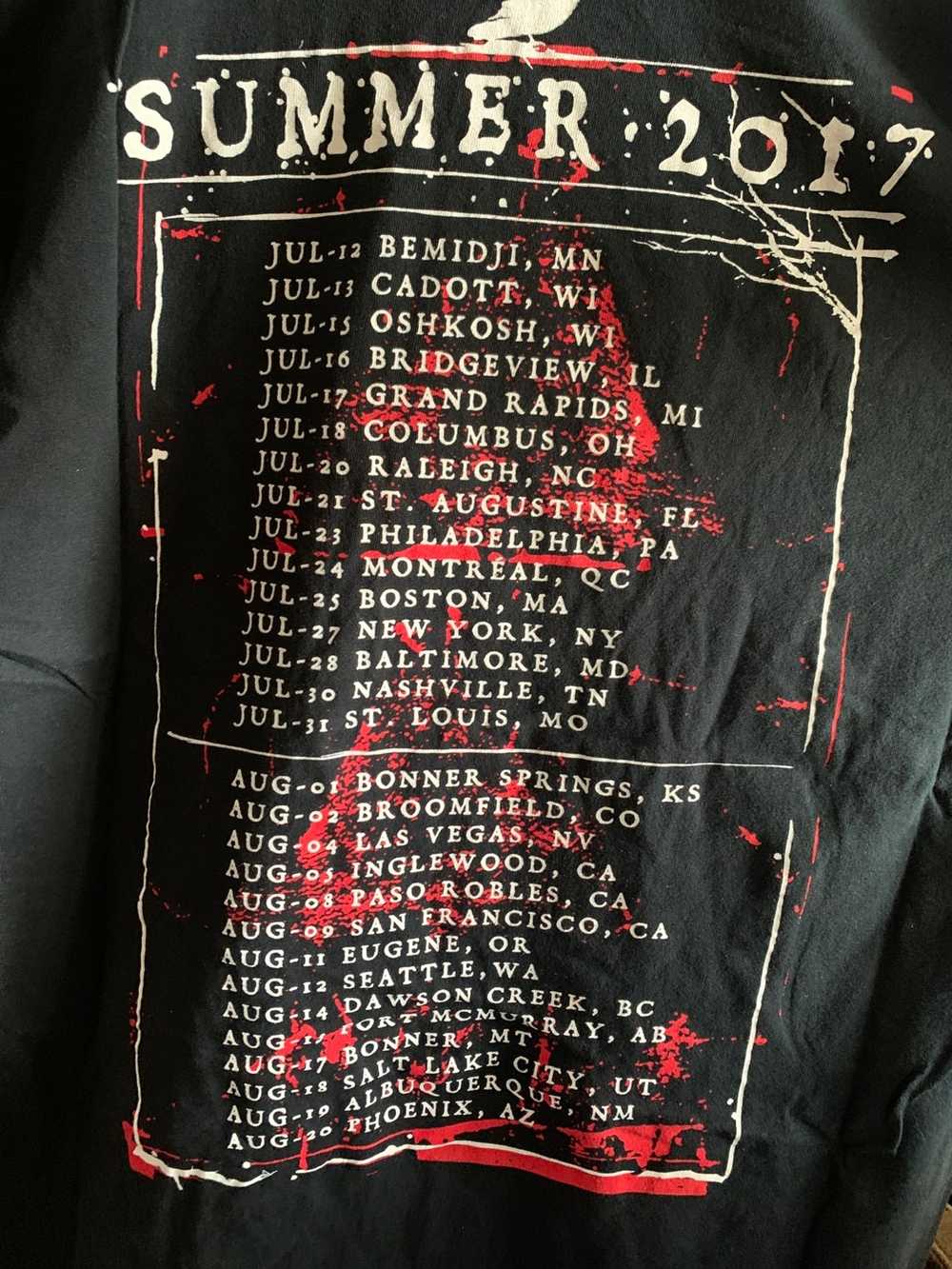 Vintage Lamb of God 2017 tour shirt - image 4