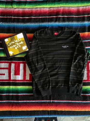 Supreme Dash Stripe Crewneck