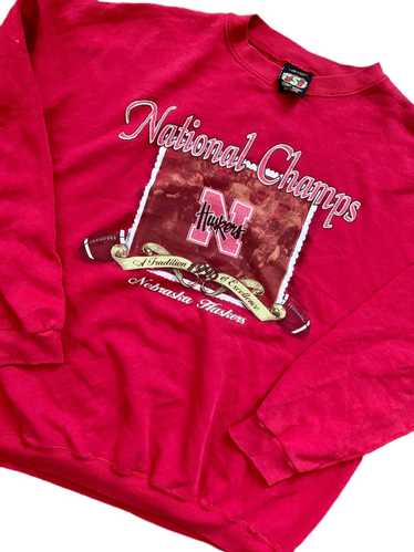 Nebraska × Sportswear × Vintage Vintage 90s Nebras