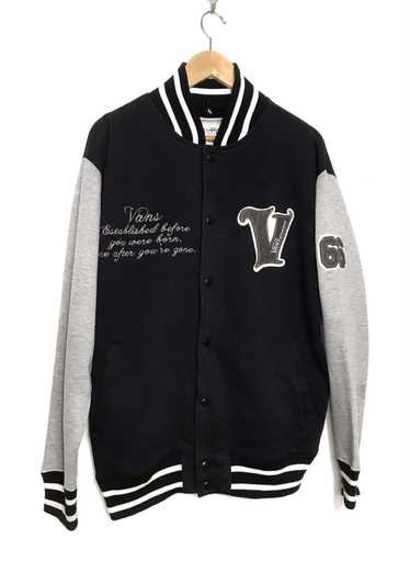 Streetwear × Vans × Varsity Jacket Van Button-up V