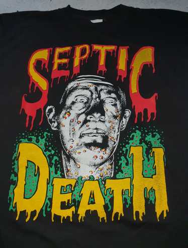 Vintage Septic death rare tshirt - image 1